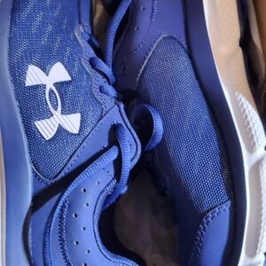 Under Armour Royal Blue Sneakers with White Logo